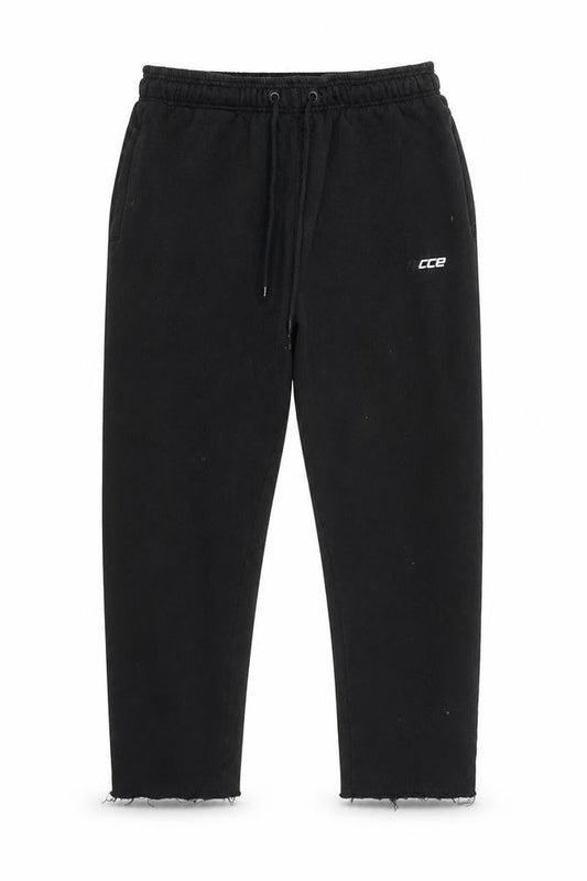Mens UK Size 2XL NICCE Relaxed Fit Jogger Black Trousers
