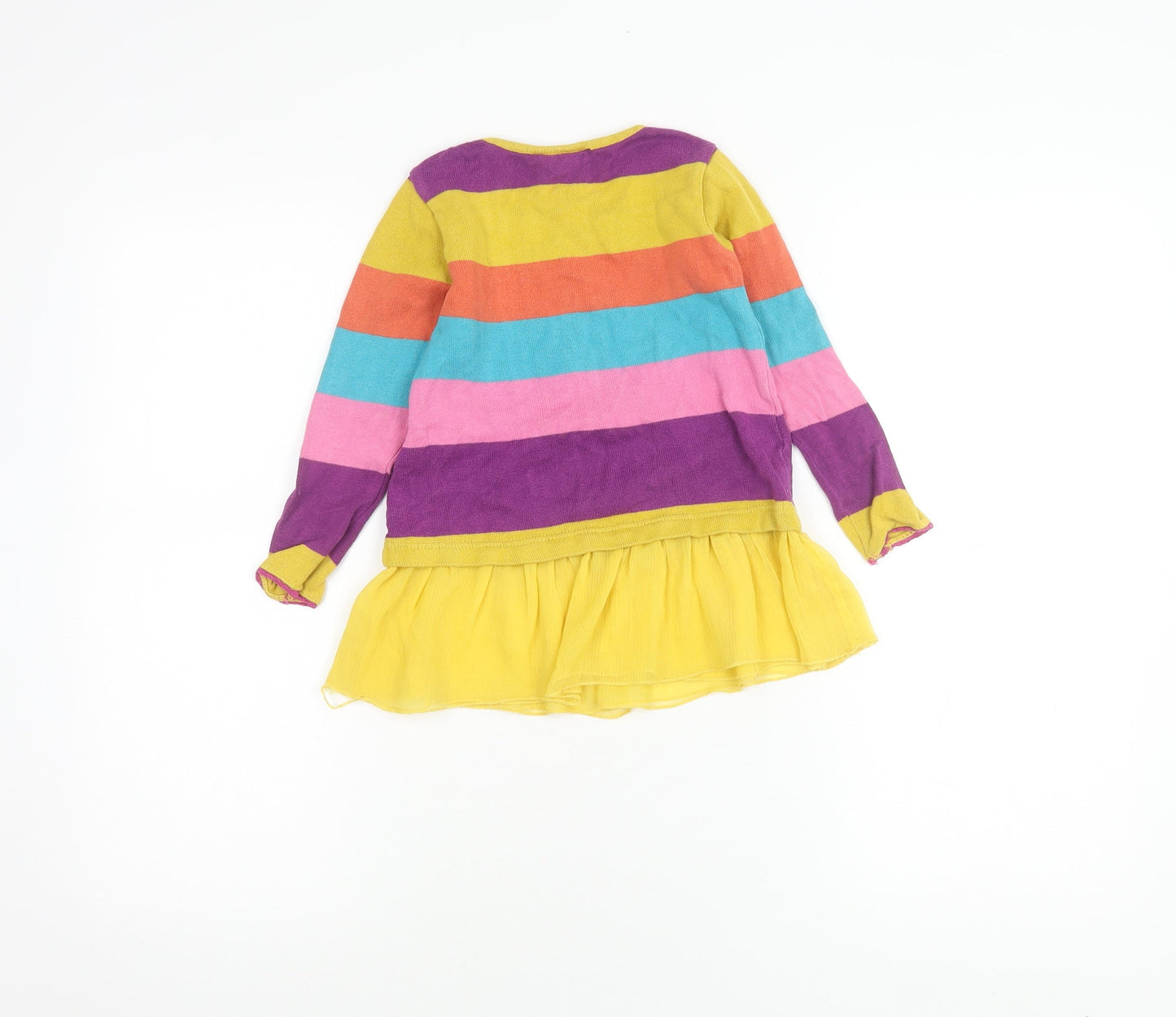 Hello Kitty Girls Multicoloured Dress 3-4 Years with Embroidery
