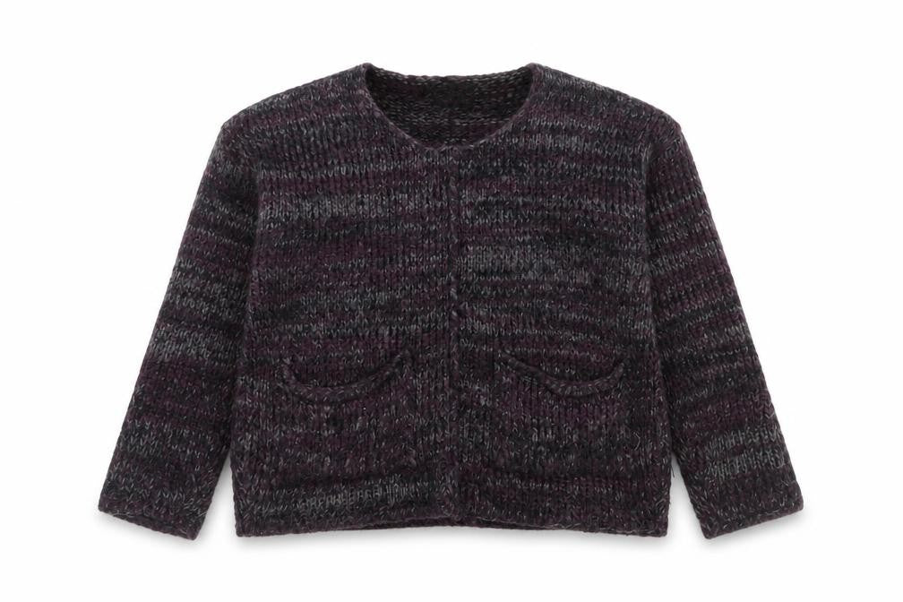 Womens UK Size S Capri Multicoloured Cardigan Jumper