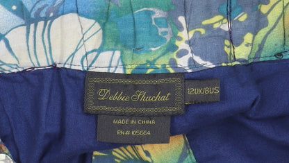 Debbie Shuchat Women's Multicoloured A-Line Knee Skirt