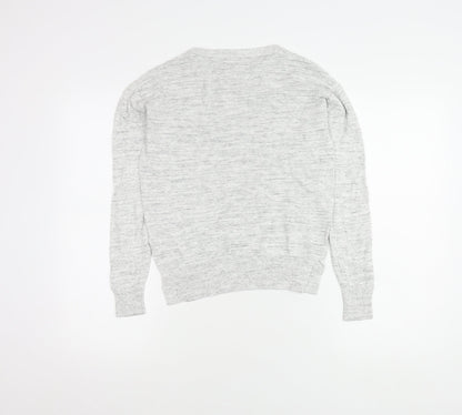 Womens UK Size 6 NEXT Grey Pullover Jumper