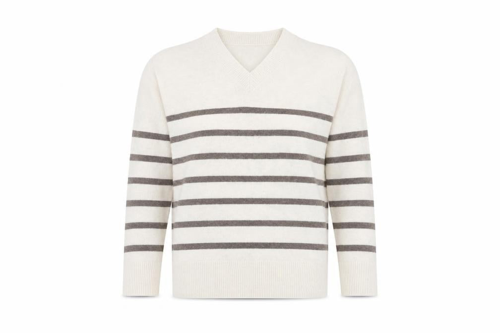 Womens UK Size S Marks and Spencer White Pullover Jumper
