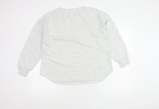 Womens UK Size M John Lewis Grey Pullover Jumper