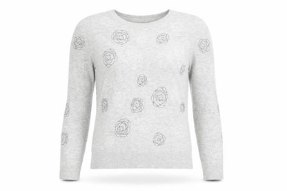 Womens UK Size 8 RJR.John Rocha Grey Pullover Jumper