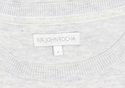 Womens UK Size 8 RJR.John Rocha Grey Pullover Jumper