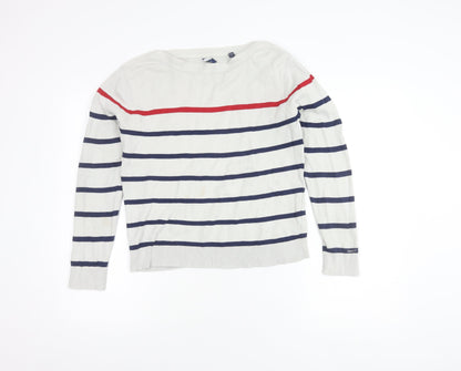 Gant Women's Striped Cotton Pullover Jumper - S