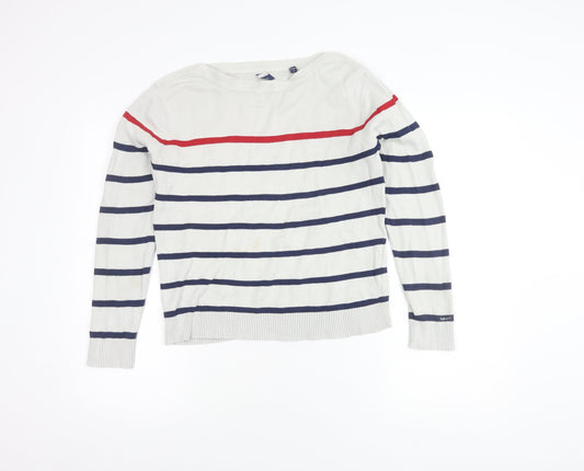 Gant Women's Striped Cotton Pullover Jumper - S