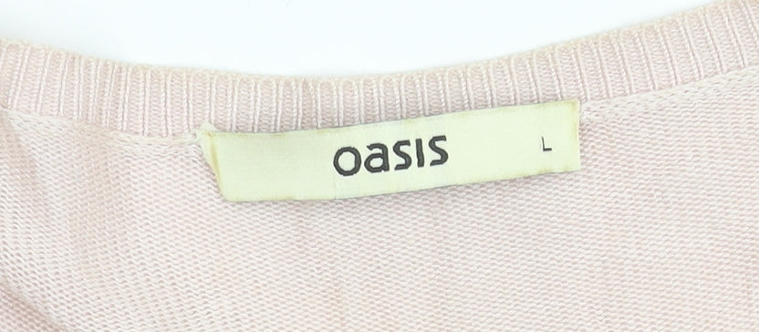 Womens UK Size L Oasis Multicoloured Tunic Blouse