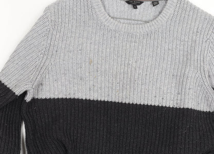 Ted Baker Men's Grey & Black Pullover - Size L