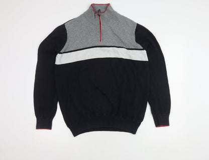 Mens UK Size L Blue Harbour Multicoloured Full Zip Sweatshirt