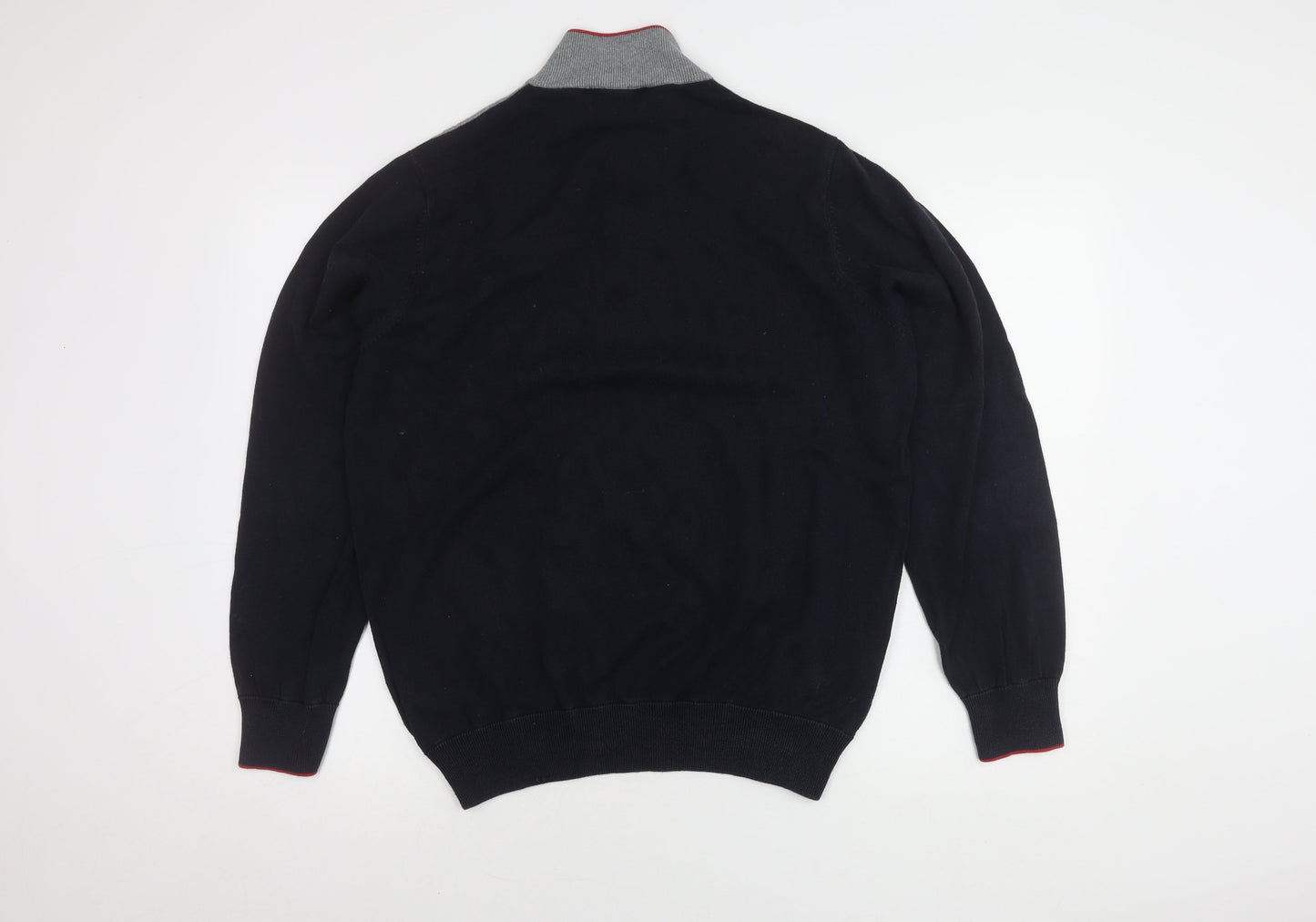 Mens UK Size L Blue Harbour Multicoloured Full Zip Sweatshirt