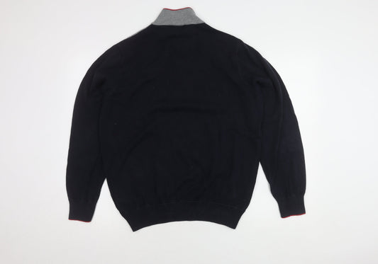 Mens UK Size L Blue Harbour Multicoloured Full Zip Sweatshirt