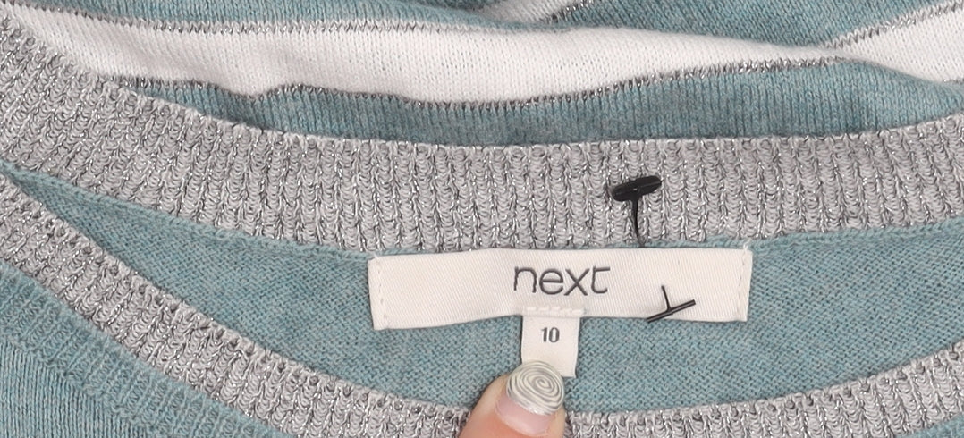 Womens UK Size 10 NEXT Blue Pullover Jumper