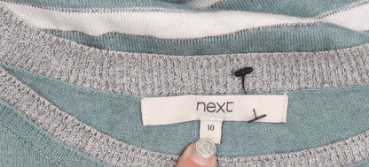 Womens UK Size 10 NEXT Blue Pullover Jumper