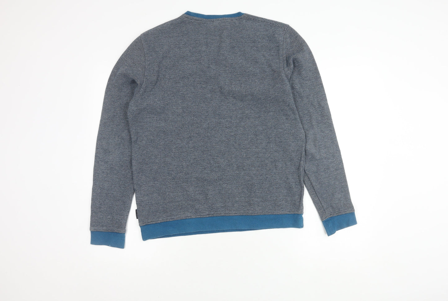 Ted Baker Men's Blue Pullover Jumper L, Classic Crew