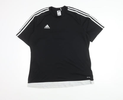 adidas Men's Black XL Gym T-Shirt - Lightweight & Breathable