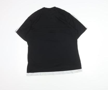 adidas Men's Black XL Gym T-Shirt - Lightweight & Breathable