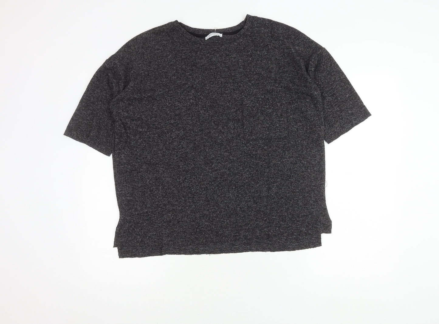 Zara Women Grey Knit Top Size 12