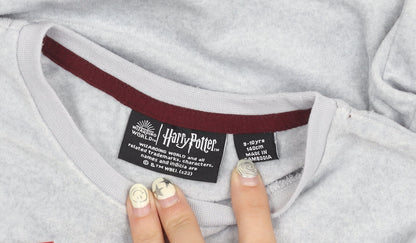 Harry Potter Boys Grey Hogwarts T-Shirt, Size 9-10 Years