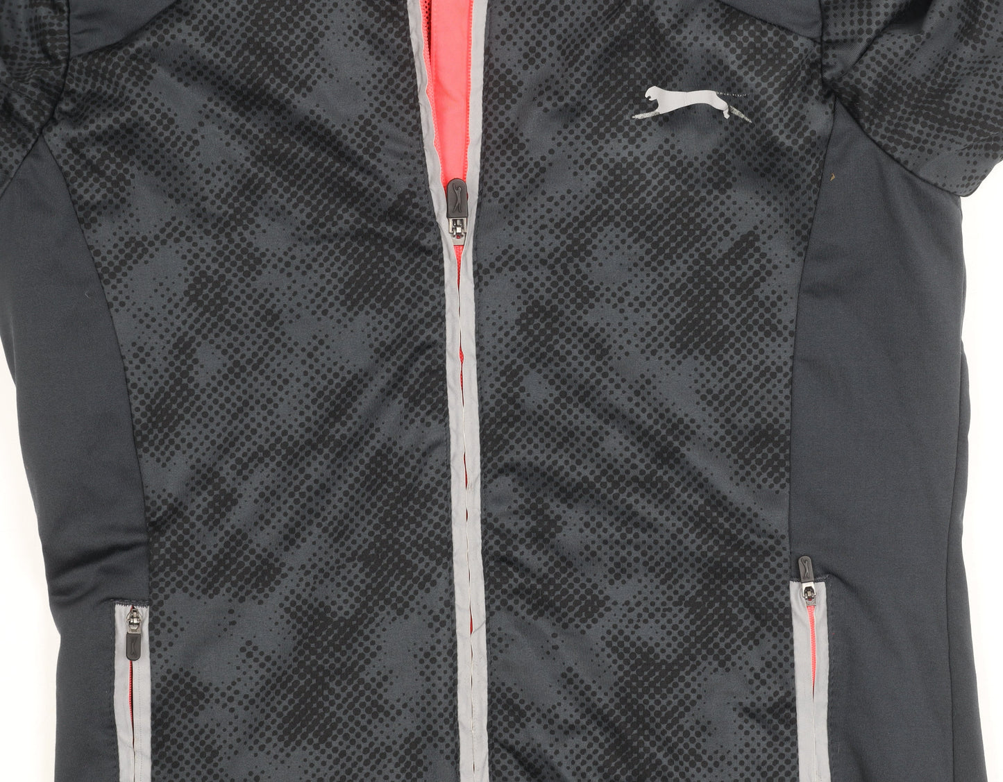 Slazenger Women's Black Track Jacket Size 12 Athletic Fit