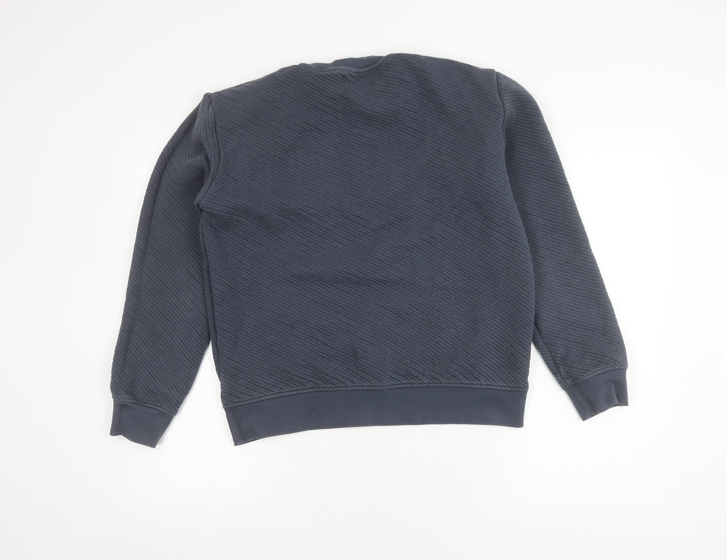 Marks and Spencer Men's Blue M Cotton Pullover Jumper