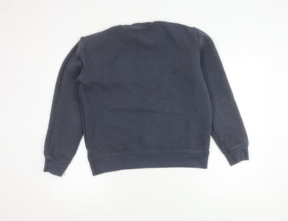 Marks and Spencer Men's Blue M Cotton Pullover Jumper