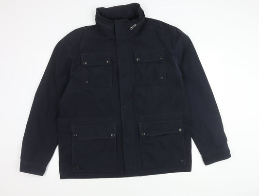 Mens UK Size XL Marks and Spencer Navy Military Jacket