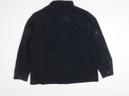 Mens UK Size XL Marks and Spencer Navy Military Jacket