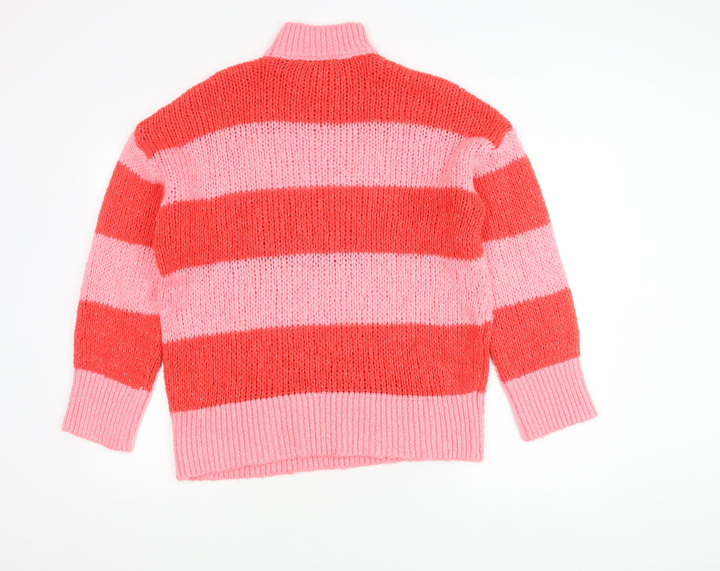 Womens UK Size 8 MNG Pink Pullover Jumper