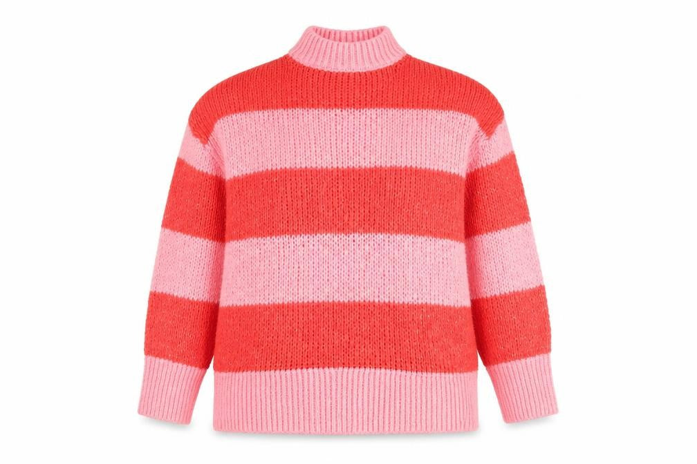 Womens UK Size 8 MNG Pink Pullover Jumper