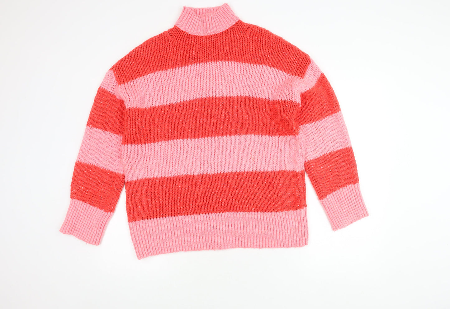 Womens UK Size 8 MNG Pink Pullover Jumper