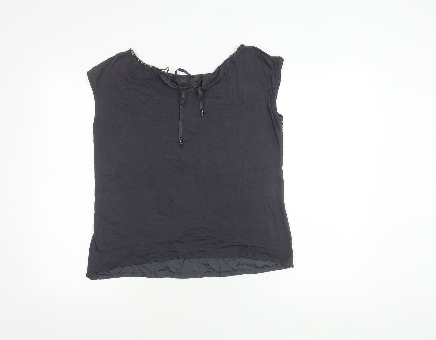 Womens UK Size S Jigsaw Black  Blouse