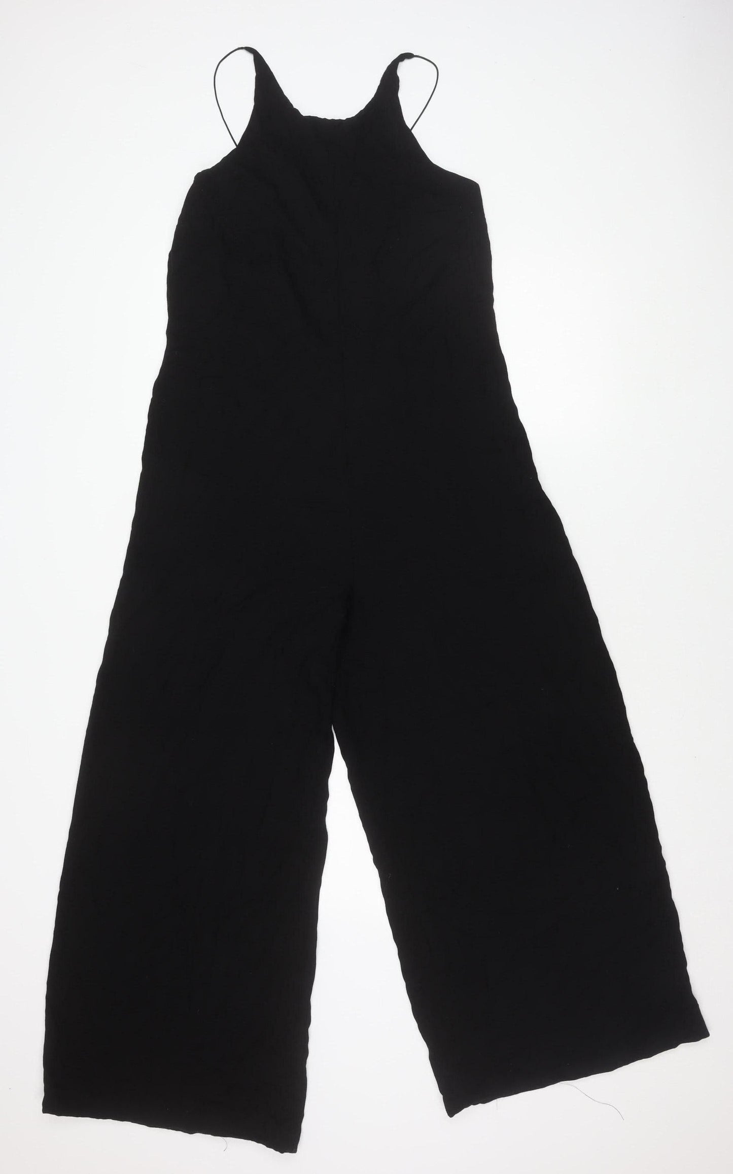 Mango Women's Black Viscose Jumpsuit Size 12