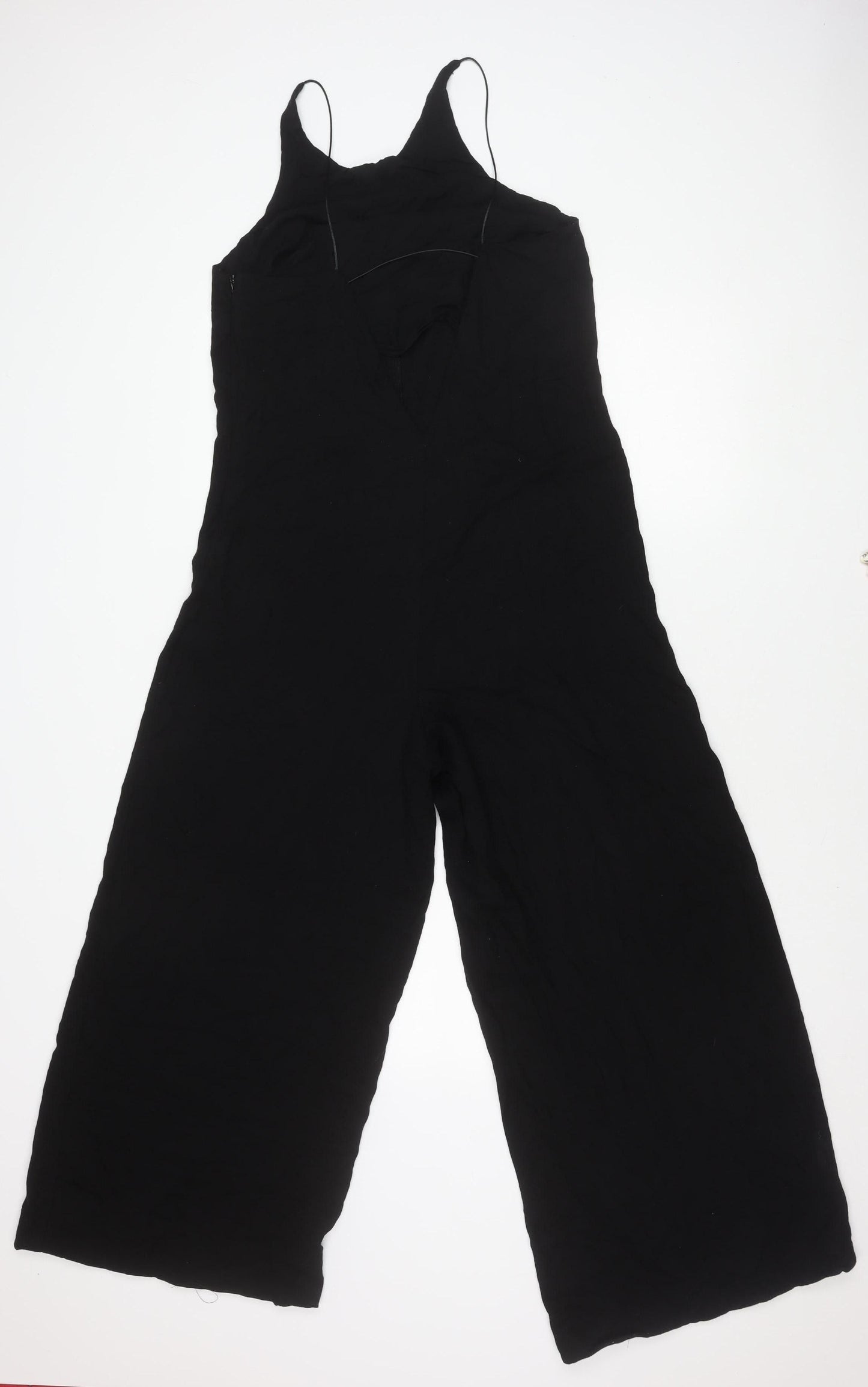 Mango Women's Black Viscose Jumpsuit Size 12