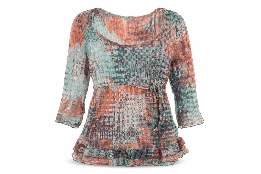 Womens UK Size 10 Per Una Multicoloured Basic Blouse