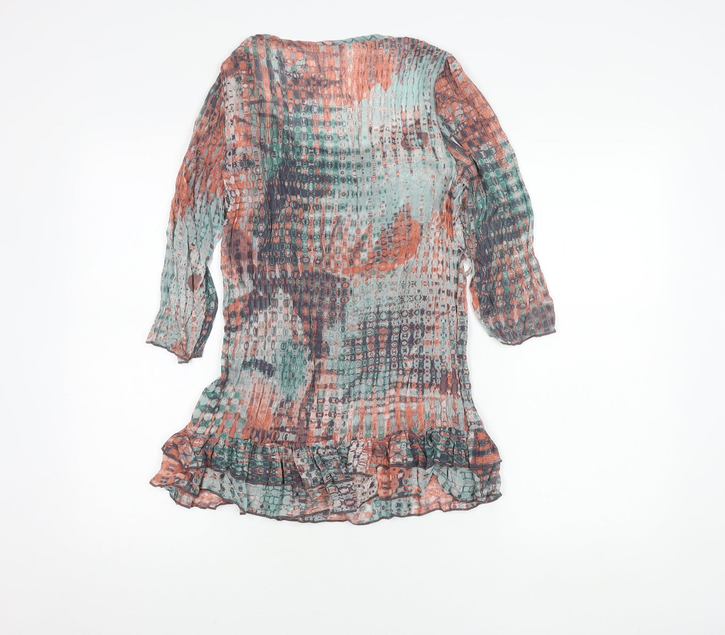 Womens UK Size 10 Per Una Multicoloured Basic Blouse