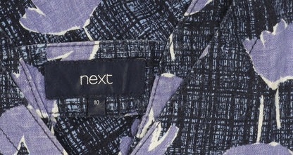 Next Women's Blue Floral Dress Size 10