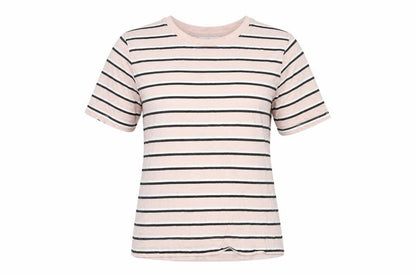 Womens UK Size 8 MNG Basics Pink Basic T-Shirt
