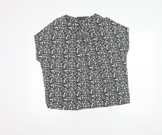 Womens UK Size 14 Marks and Spencer Black Basic Blouse