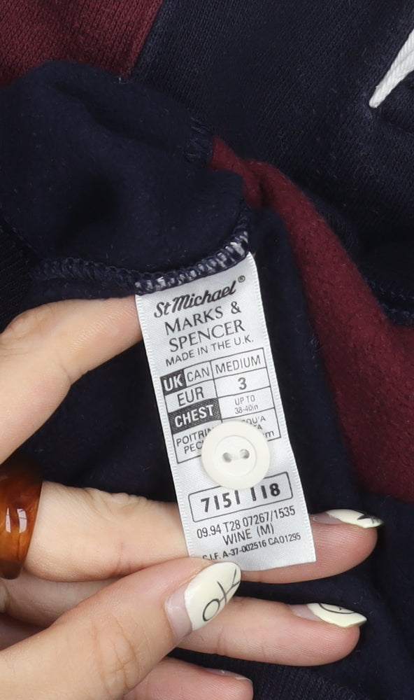 Marks and Spencer Men's Multicoloured M Polo