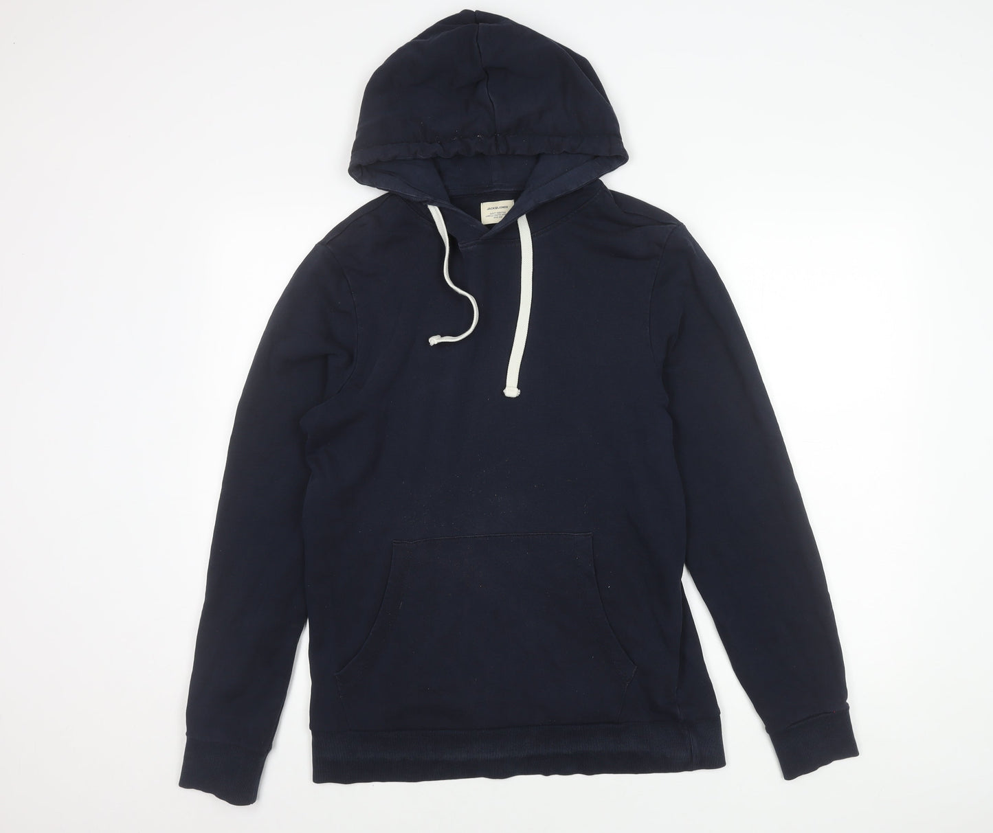 Mens UK Size M JACK & JONES Blue Pullover Hoodie