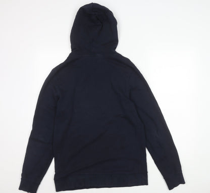 Mens UK Size M JACK & JONES Blue Pullover Hoodie