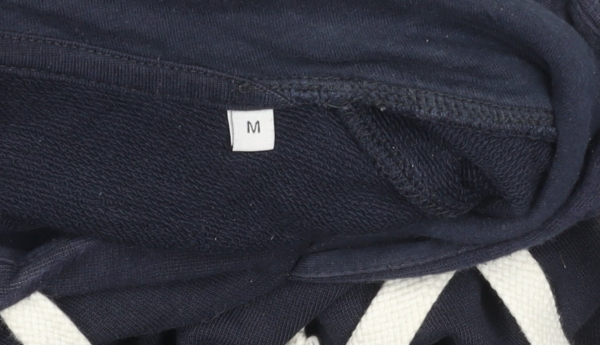 Mens UK Size M JACK & JONES Blue Pullover Hoodie