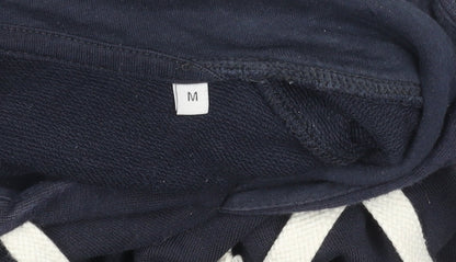 Mens UK Size M JACK & JONES Blue Pullover Hoodie