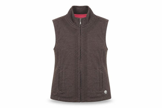 Womens UK Size 10 DASH Brown Gilet