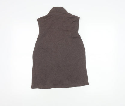 Womens UK Size 10 DASH Brown Gilet