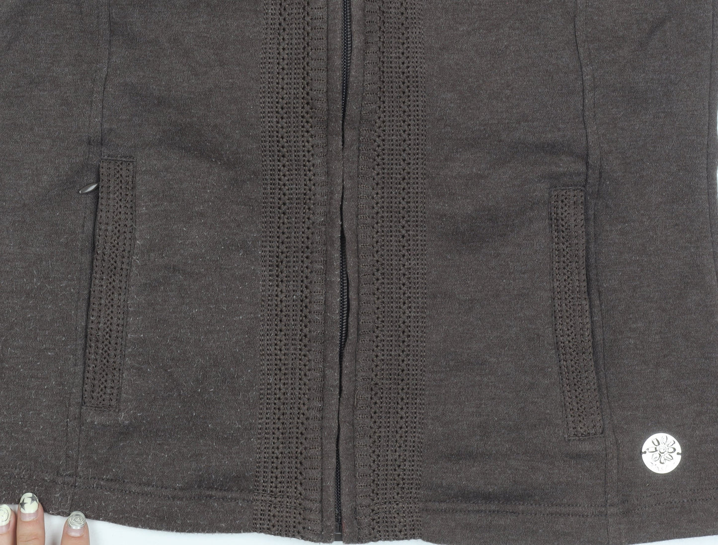 Womens UK Size 10 DASH Brown Gilet