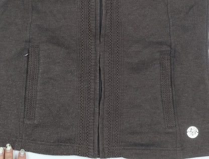 Womens UK Size 10 DASH Brown Gilet