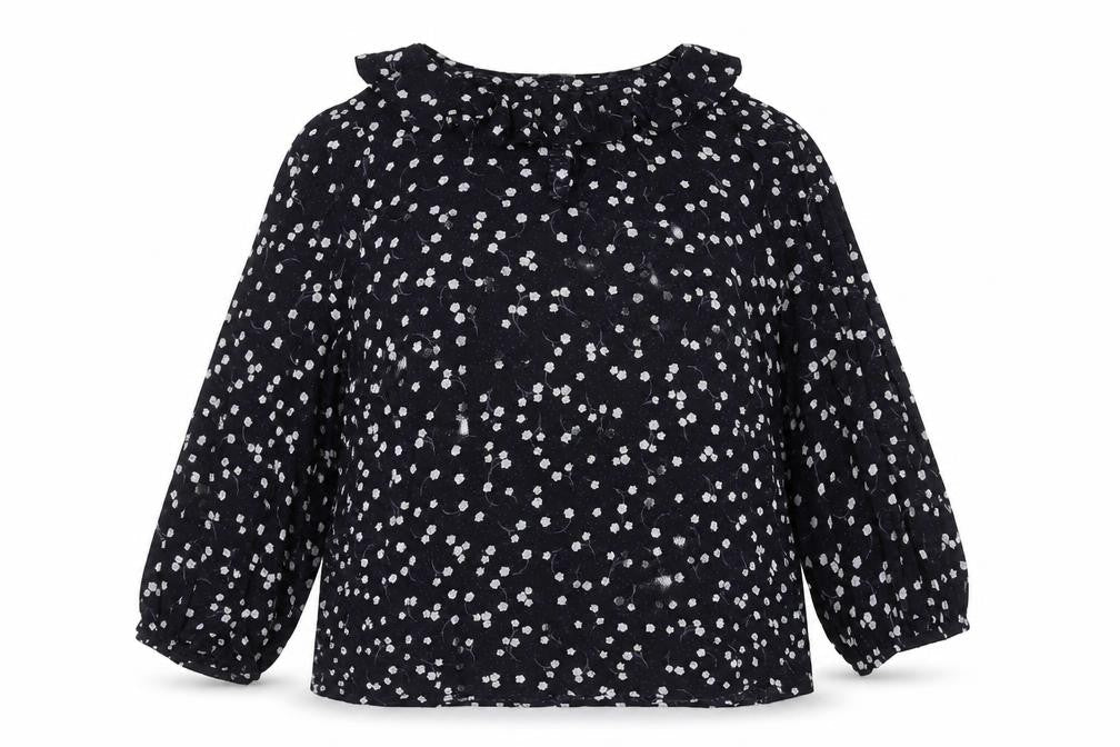 Oliver Bonas Women's Blue Floral Blouse Size 14