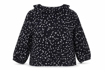 Oliver Bonas Women's Blue Floral Blouse Size 14